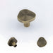 Organic Round Textured Zinc Alloy Cabinet Knobs