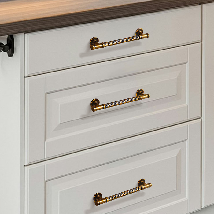 Fashionable Textured Zinc Alloy Cabinet Handles