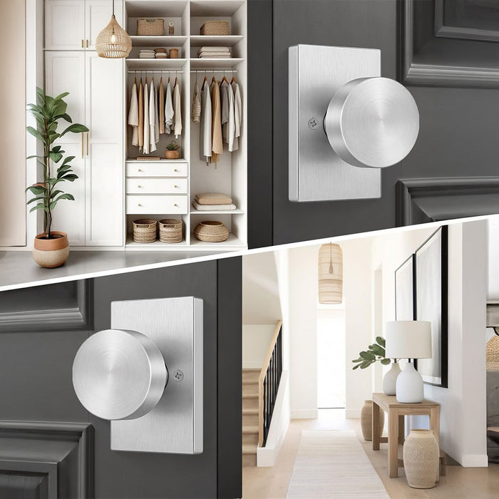 Rectangle Zinc Alloy Interior Dummy Door Knobs