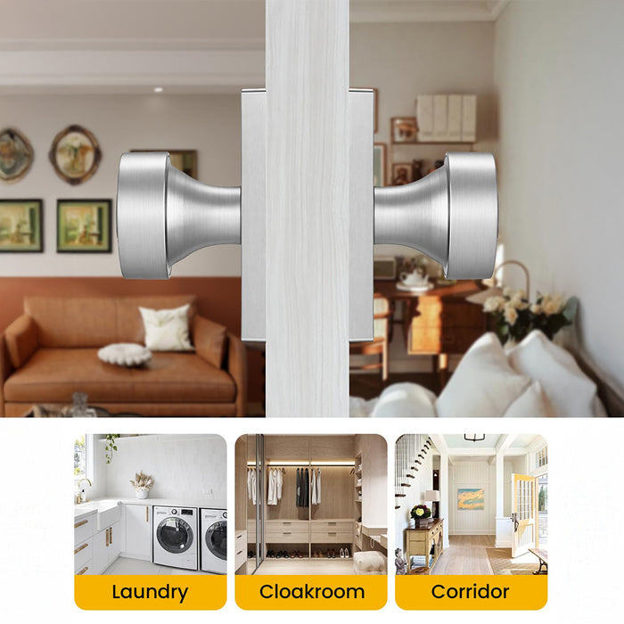 Rectangle Zinc Alloy Interior Dummy Door Knobs