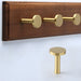 Modern Solid Brass Wall Mounted Wall Pegs