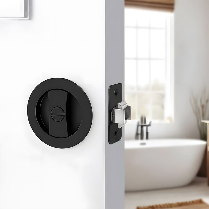 Classic Round Pocket Door Lock