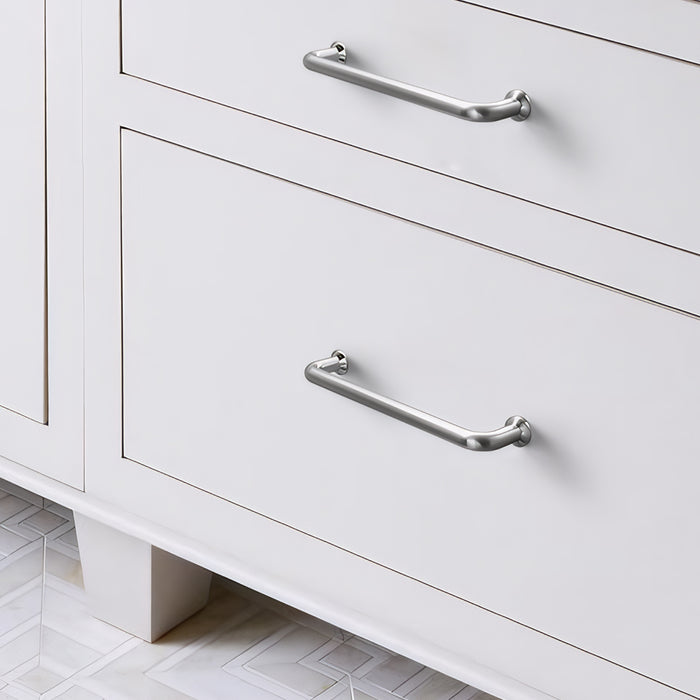 silver dresser handles Silver Drawer Pulls for Cool Cabinet Accents