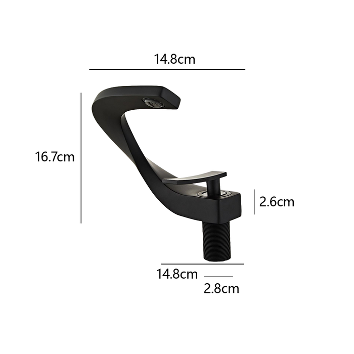 Creative Brass Single Handle Waterfall Bathroom Sink Faucet
