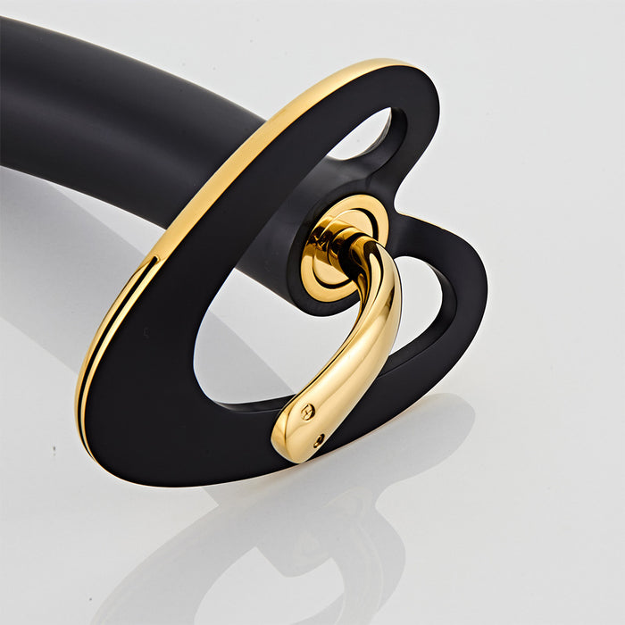 Creative Hollowed-Out Solid Brass Single Handle Vanity Faucet