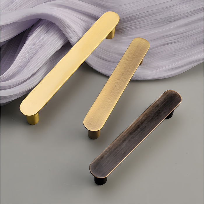 Modern Solid Brass Cupboard Drawer Pulls