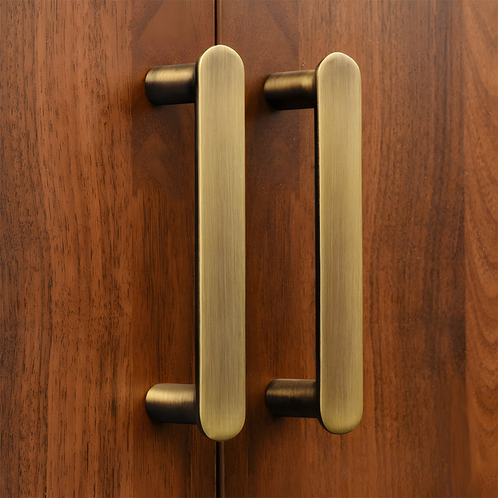Modern Solid Brass Cupboard Drawer Pulls