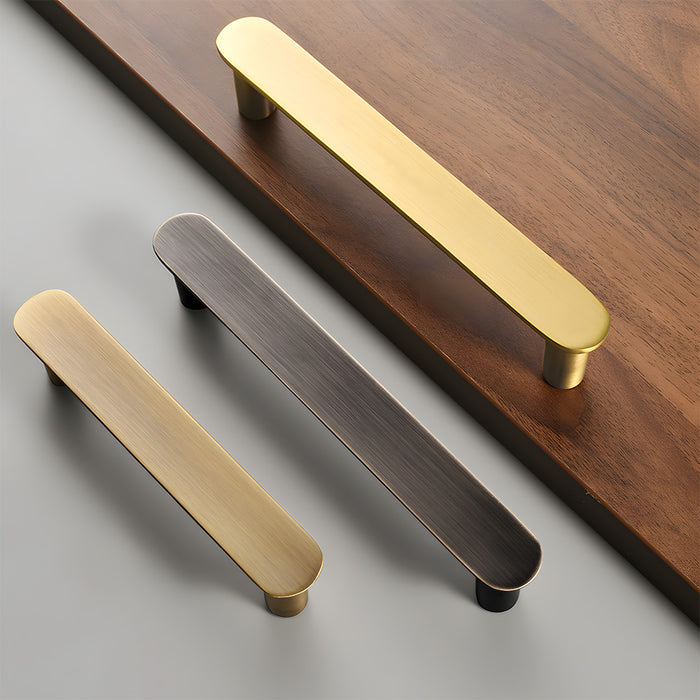 Modern Solid Brass Cupboard Drawer Pulls