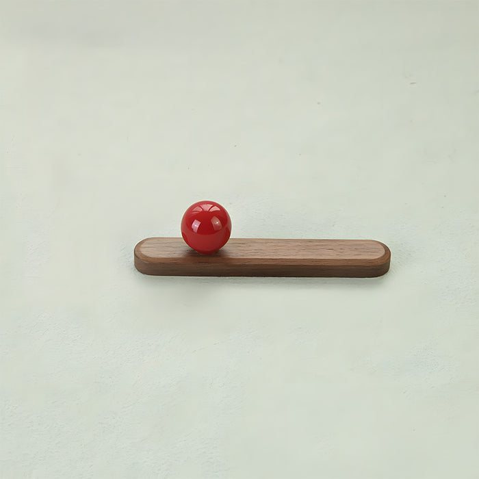 Cute Wooden Cabinet Handles with Sphere Ball Knobs