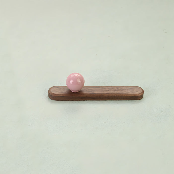 Cute Wooden Cabinet Handles with Sphere Ball Knobs