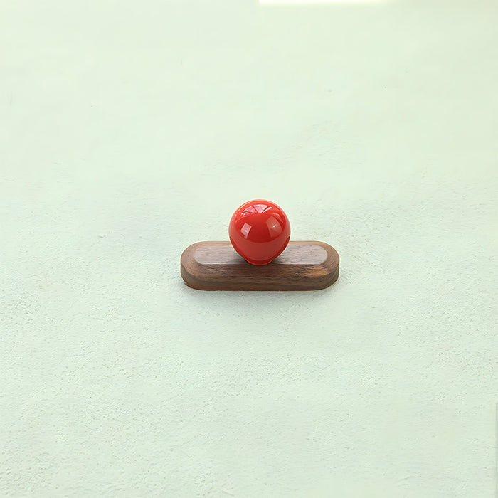 Cute Wooden Cabinet Handles with Sphere Ball Knobs