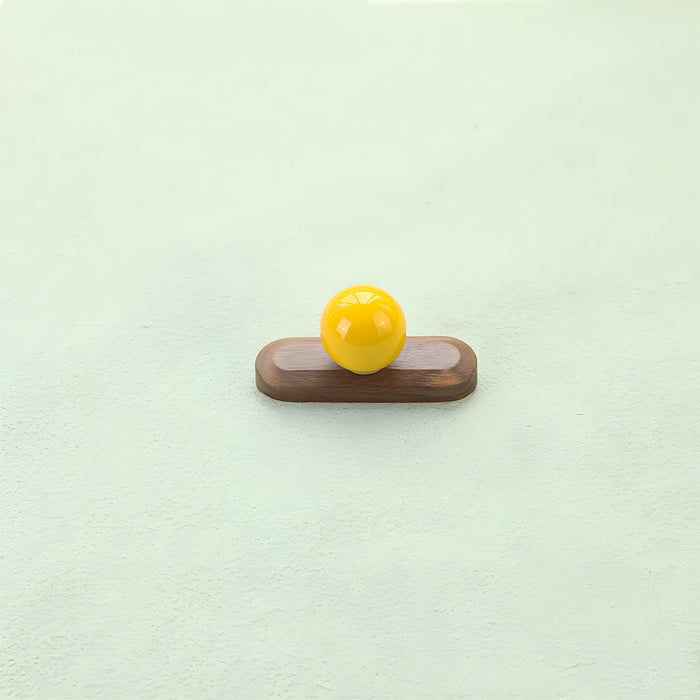 Cute Wooden Cabinet Handles with Sphere Ball Knobs