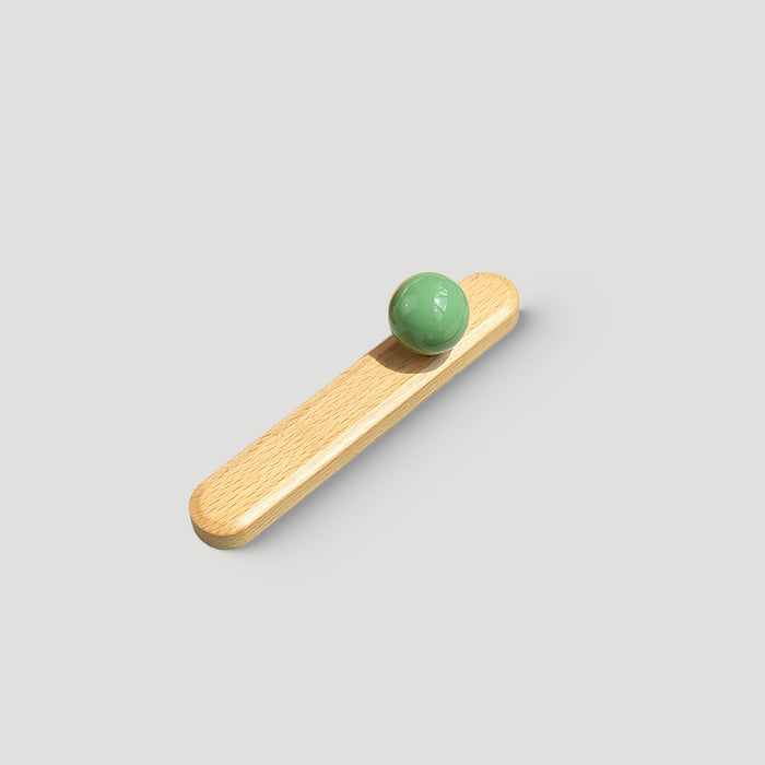 Cute Wooden Cabinet Handles with Sphere Ball Knobs