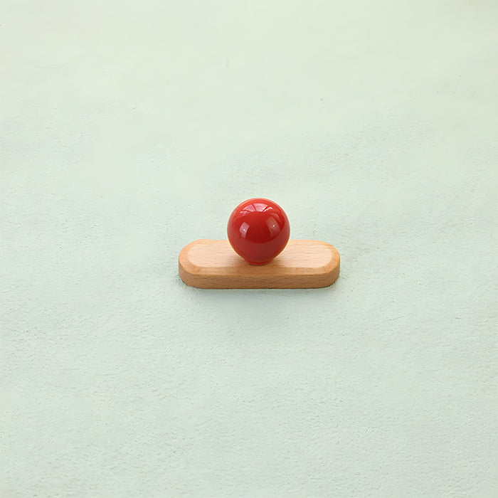 Cute Wooden Cabinet Handles with Sphere Ball Knobs