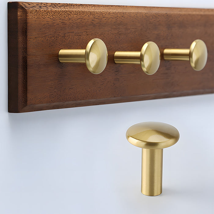 Modern Solid Brass Wall Mounted Wall Pegs