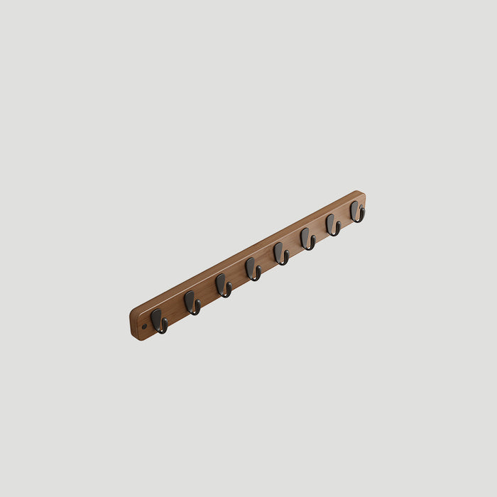 Decorative Pebble Shape Solid Wood Wall Hooks