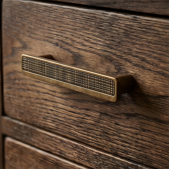 Decorative Textured Knurled Kitchen Cabinet Pulls
