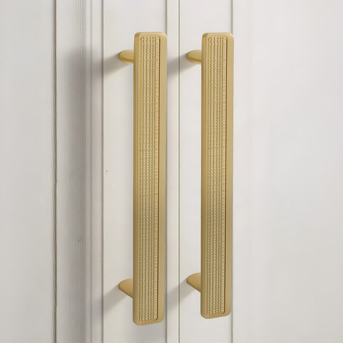 Decorative Textured Knurled Kitchen Cabinet Pulls