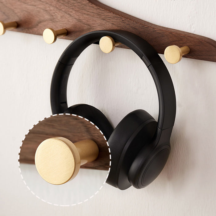 Decorative Mountain Shape Solid Wood Wall Mounted Wall Hooks