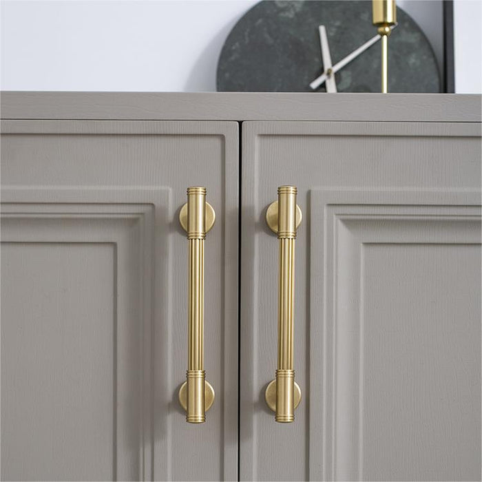 Solid Brass Drawer Pulls Wardrobe Cabinet Knobs handles