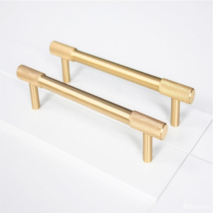 Gold Threaded Cabinet Handles