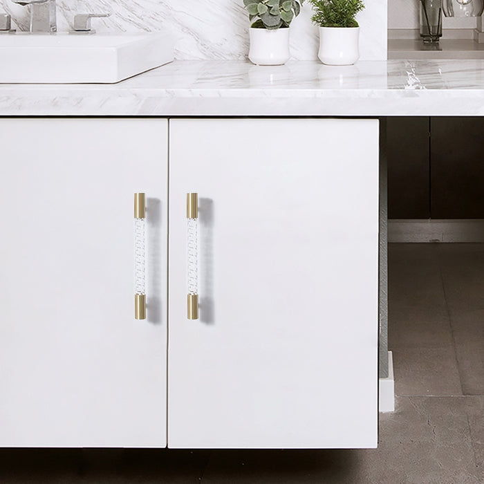 Goldenwarm Transparent Acrylic Cabinet Pull T Bar Handle Drawer Pull Goldenwarm Transparent Acrylic Cabinet Pull T Bar Handle Drawer Pull