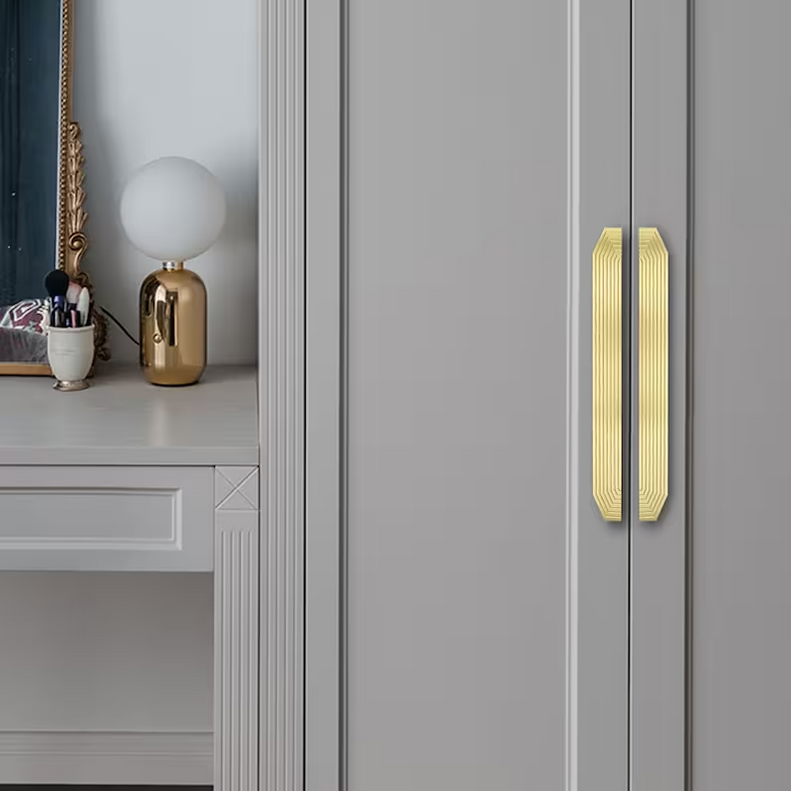 Goldenwarmuk Decorative Gold Cabinet Cupboard Handles And Knobs