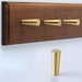 Modern Solid Brass Wall Mounted Wall Pegs