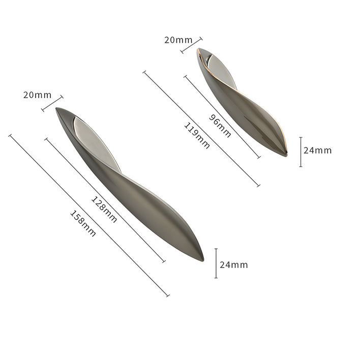 Elegant Zinc Alloy Drawer Pulls & Kitchen Cabinet Handles