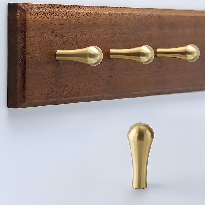 Modern Solid Brass Wall Mounted Wall Pegs