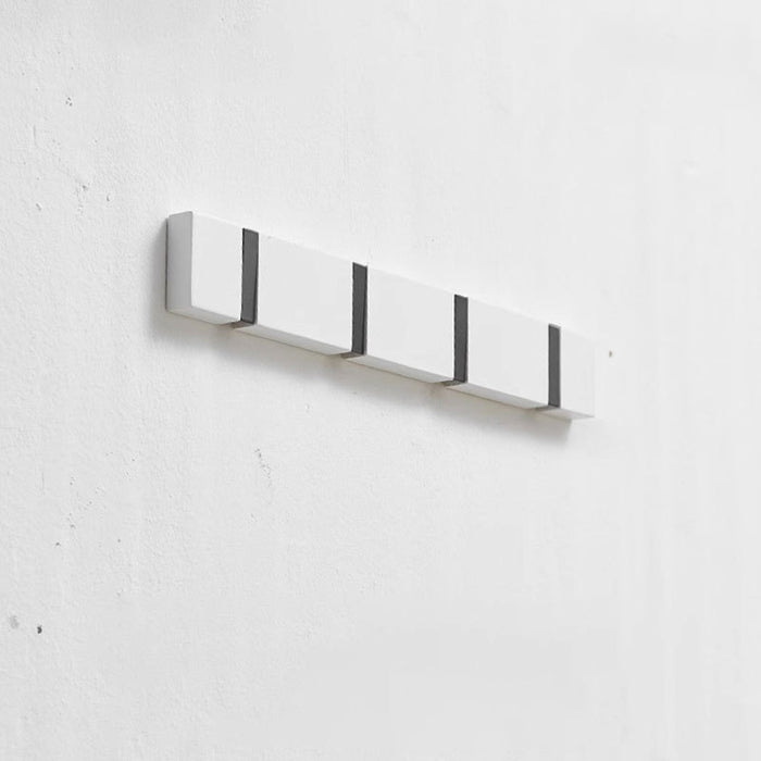 Foldable Bamboo Coat Rack Wall Hooks