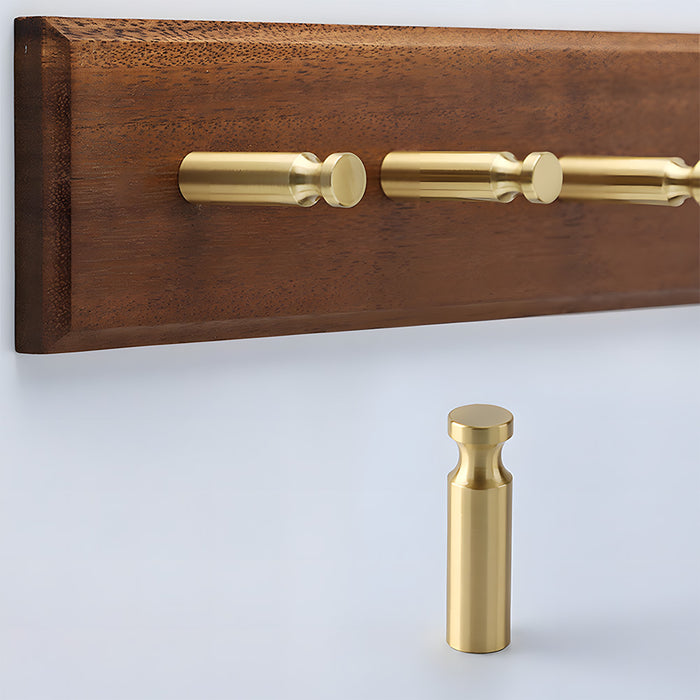 Modern Solid Brass Wall Mounted Wall Pegs