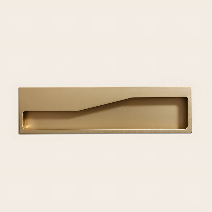 Stylish Rectangular Recessed Hidden Drawer Handles
