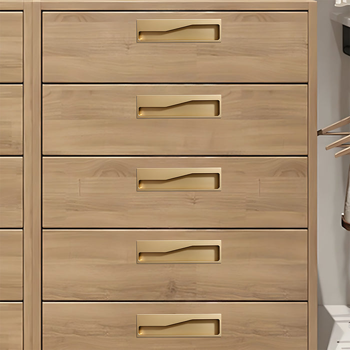 Stylish Rectangular Recessed Hidden Drawer Handles