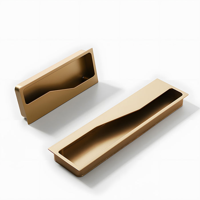 Stylish Rectangular Recessed Hidden Drawer Handles