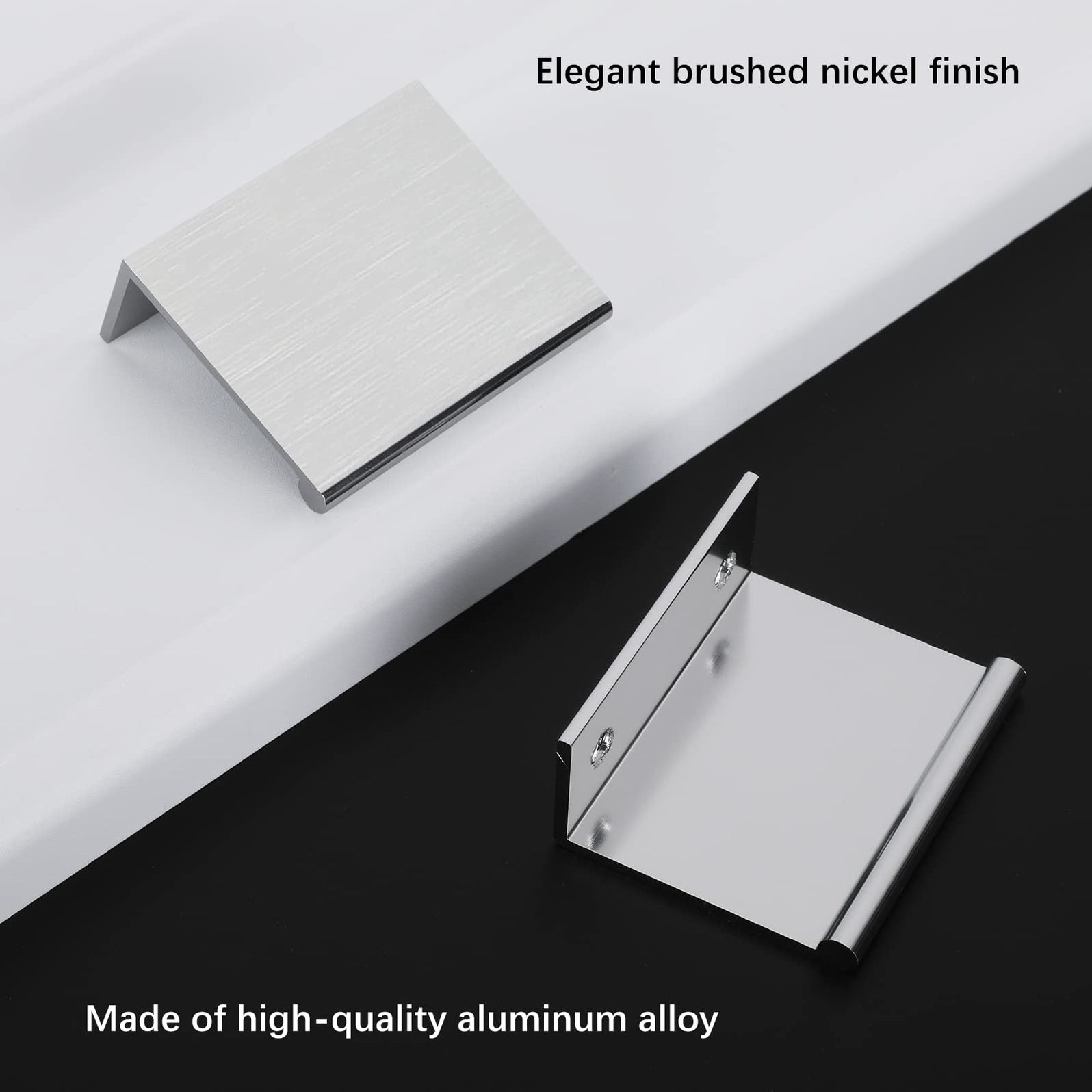 Goldenwarm Cabinet Edge Pull Modern Cabinet Handles Kitchen Cabinet ...