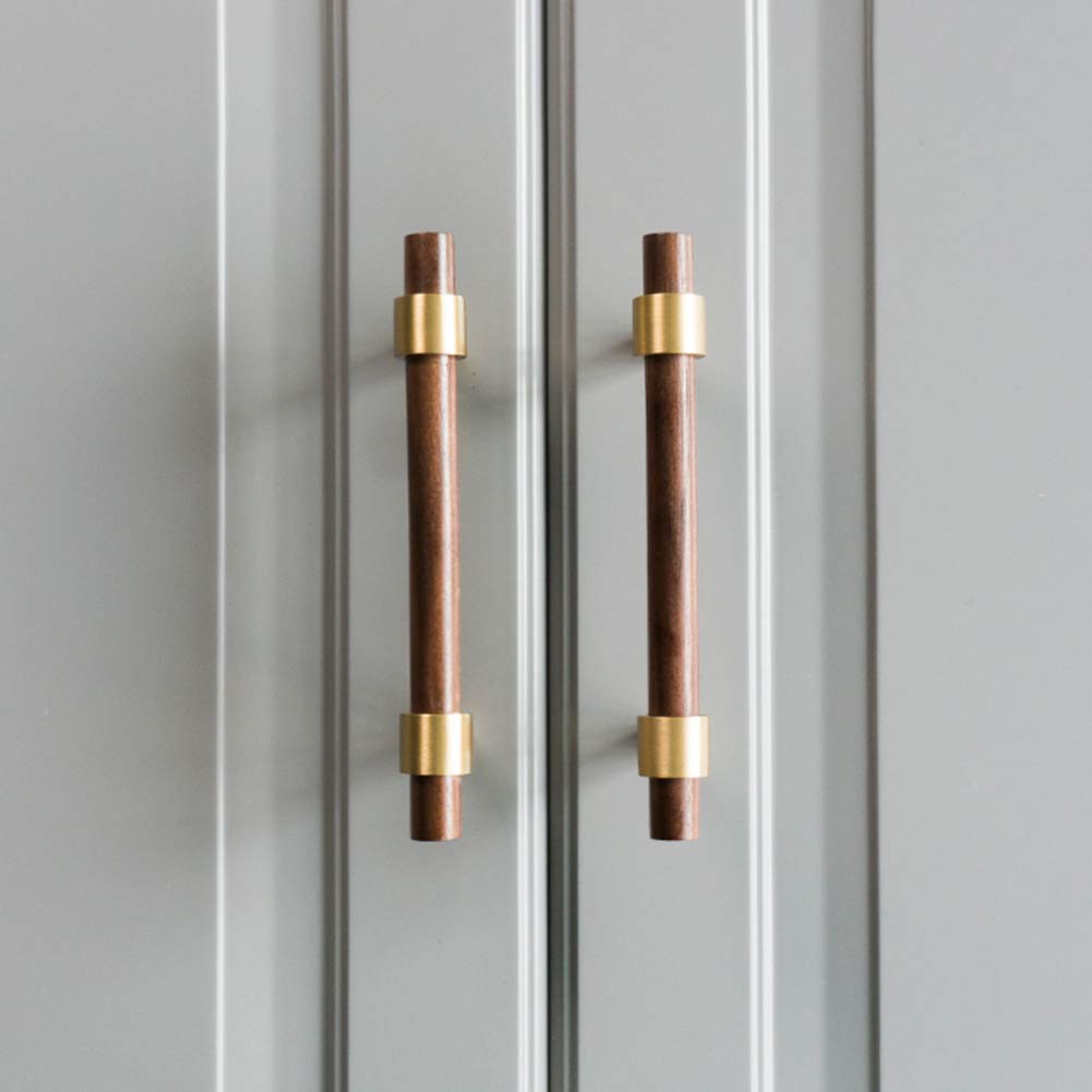 Goldenwarm Cabinet Pulls Wooden Kitchen Cabinet Handles Vintage Drawer ...