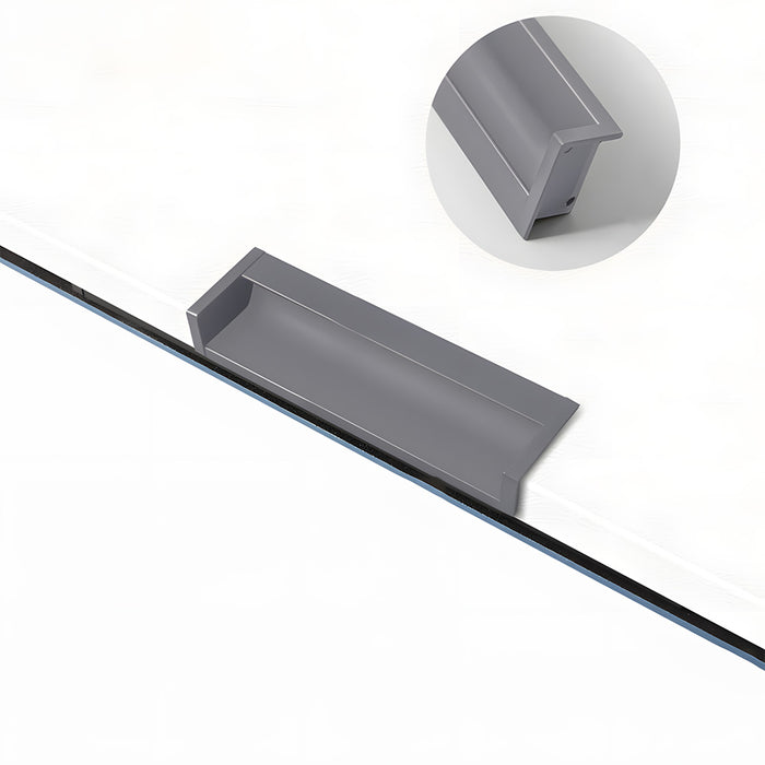 Invisible Aluminum Alloy Hidden Cupboard Drawer Edge Pulls