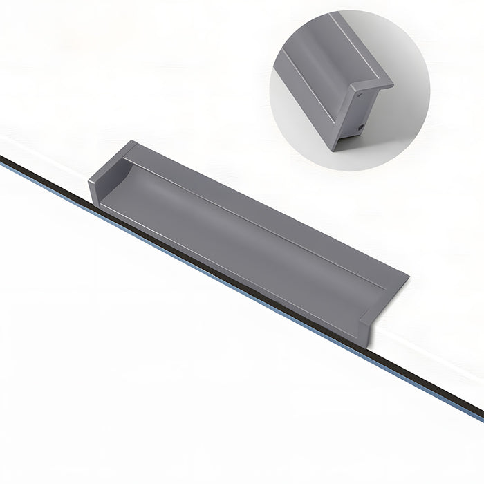 Invisible Aluminum Alloy Hidden Cupboard Drawer Edge Pulls