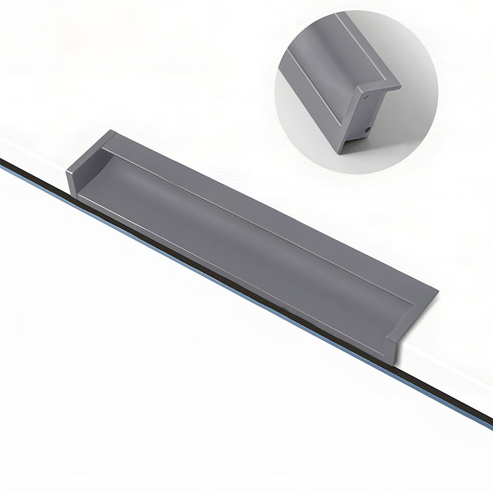 Invisible Aluminum Alloy Hidden Cupboard Drawer Edge Pulls
