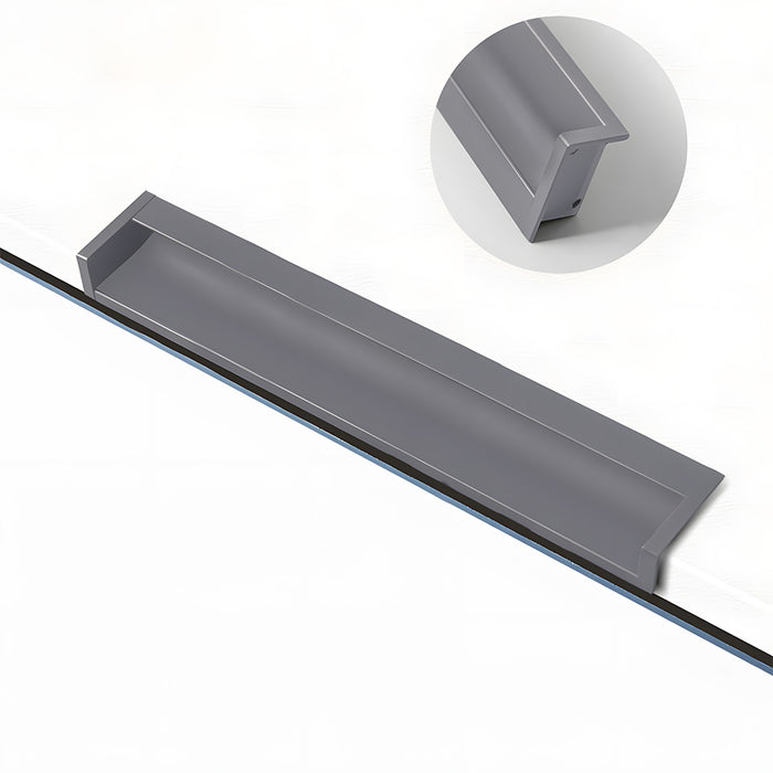 Invisible Aluminum Alloy Hidden Cupboard Drawer Edge Pulls