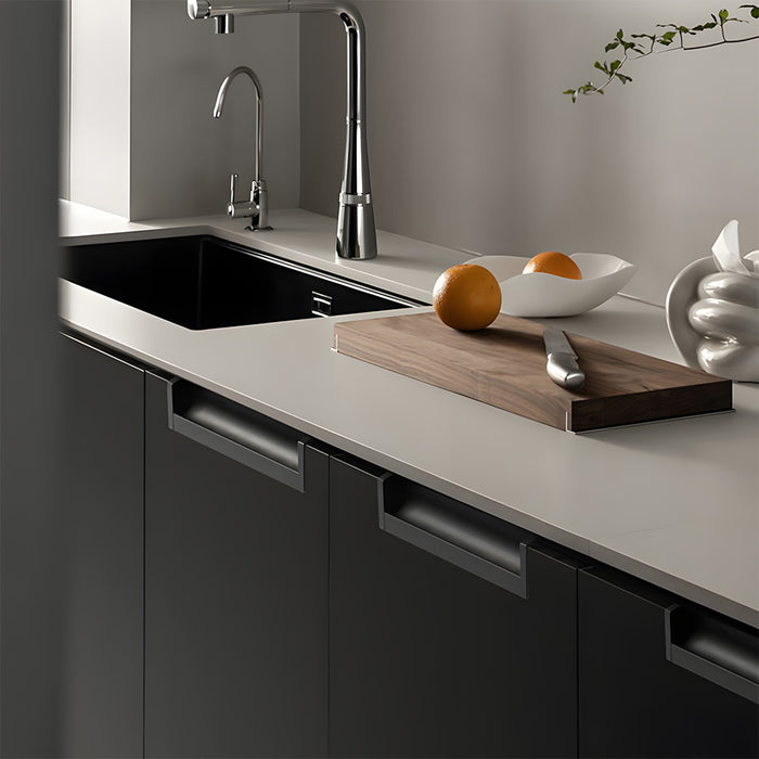 Invisible Aluminum Alloy Hidden Cupboard Drawer Edge Pulls