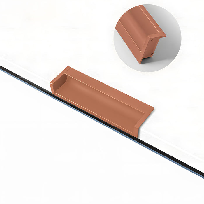 Invisible Aluminum Alloy Hidden Cupboard Drawer Edge Pulls