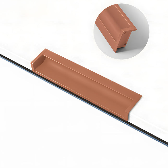 Invisible Aluminum Alloy Hidden Cupboard Drawer Edge Pulls