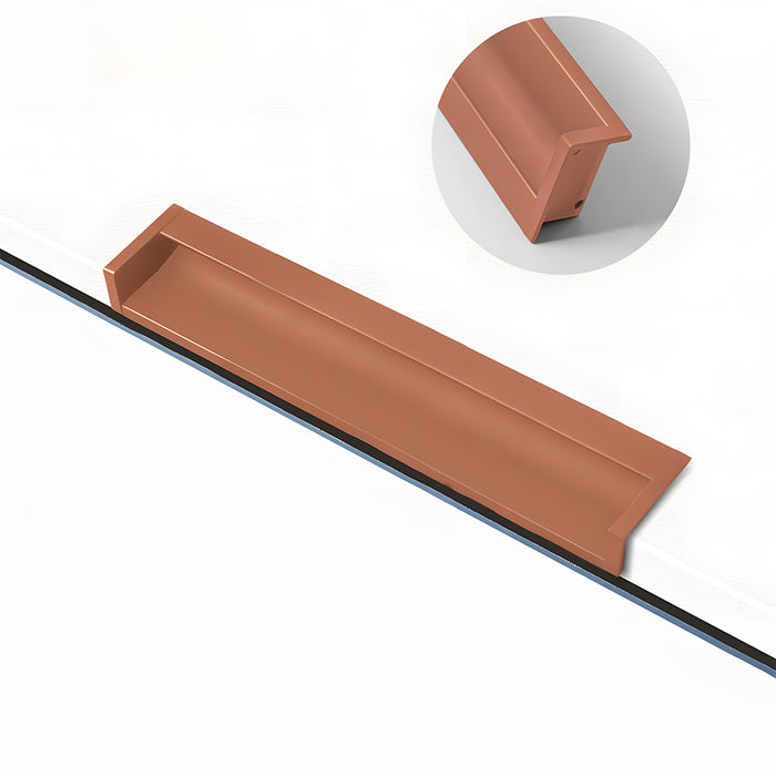 Invisible Aluminum Alloy Hidden Cupboard Drawer Edge Pulls