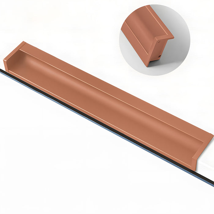 Invisible Aluminum Alloy Hidden Cupboard Drawer Edge Pulls