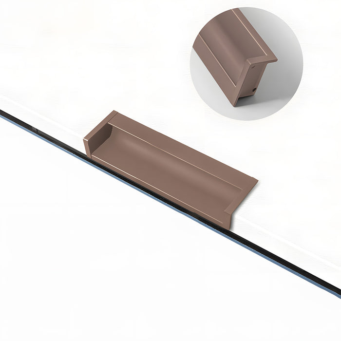 Invisible Aluminum Alloy Hidden Cupboard Drawer Edge Pulls