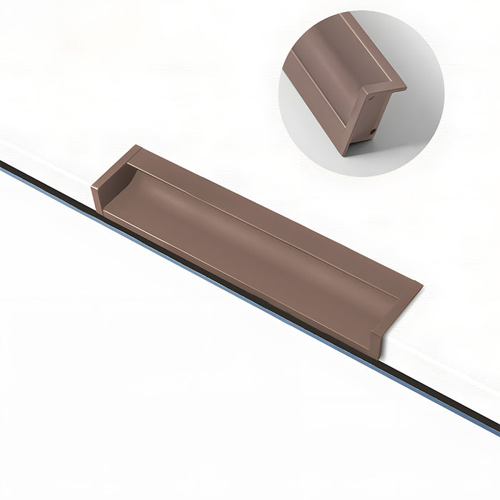 Invisible Aluminum Alloy Hidden Cupboard Drawer Edge Pulls