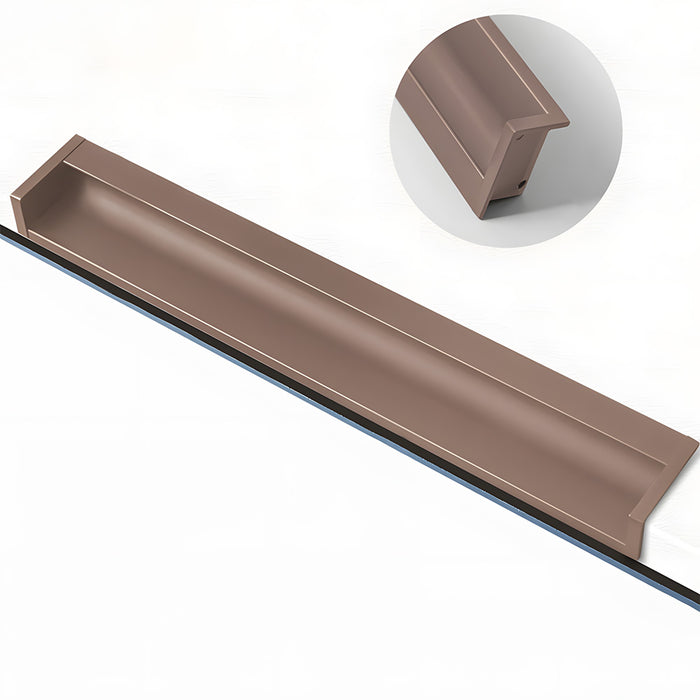 Invisible Aluminum Alloy Hidden Cupboard Drawer Edge Pulls