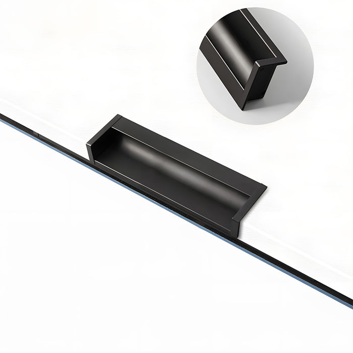 Invisible Aluminum Alloy Hidden Cupboard Drawer Edge Pulls